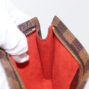 LOUIS VUITTON Damier Ebene Marais Pouch LV Auth BA8576-18