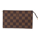 LOUIS VUITTON Damier Ebene Marais Pouch LV Auth BA8576-13