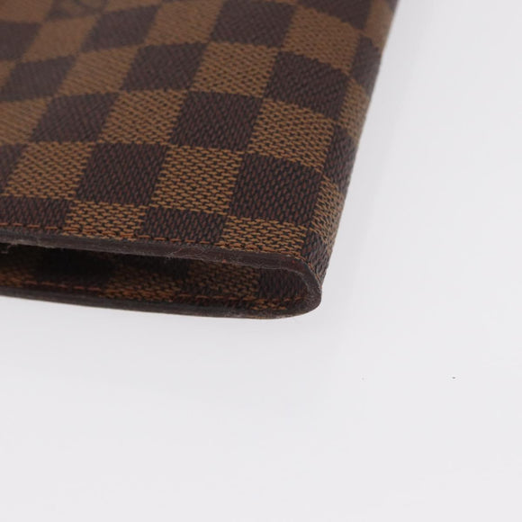 LOUIS VUITTON Damier Ebene Marais Pouch LV Auth BA8576