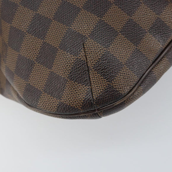 LOUIS VUITTON Damier Ebene Bloomsbury GM Shoulder Bag N42250 LV Auth BA8578