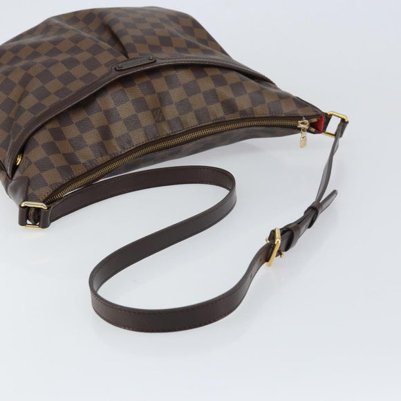 LOUIS VUITTON Damier Ebene Bloomsbury GM Shoulder Bag N42250 LV Auth BA8578