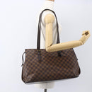 LOUIS VUITTON Damier Ebene Chelsea Tote Bag N51119 LV Auth BA8579-26
