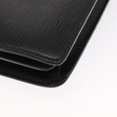 LOUIS VUITTON Epi Serviette Conseiller Business Bag Black M54422 LV Auth BA8581-15