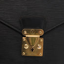 LOUIS VUITTON Epi Serviette Conseiller Business Bag Black M54422 LV Auth BA8581-17
