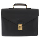 LOUIS VUITTON Epi Serviette Conseiller Business Bag Black M54422 LV Auth BA8581-13