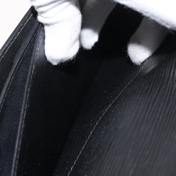 LOUIS VUITTON Epi Serviette Conseiller Business Bag Black M54422 LV Auth BA8581