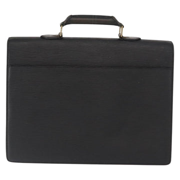 LOUIS VUITTON Epi Serviette Conseiller Business Bag Black M54422 LV Auth BA8581 - 0