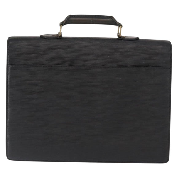 LOUIS VUITTON Epi Serviette Conseiller Business Bag Black M54422 LV Auth BA8581
