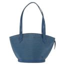 LOUIS VUITTON Epi Saint Jacques Poignees Long Bag Blue M52265 LV Auth BA8582-13