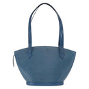 LOUIS VUITTON Epi Saint Jacques Poignees Long Bag Blue M52265 LV Auth BA8582-2