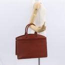 LOUIS VUITTON Epi Riviera Hand Bag Brown M48183 LV Auth BA8583-21