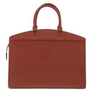 LOUIS VUITTON Epi Riviera Hand Bag Brown M48183 LV Auth BA8583-2