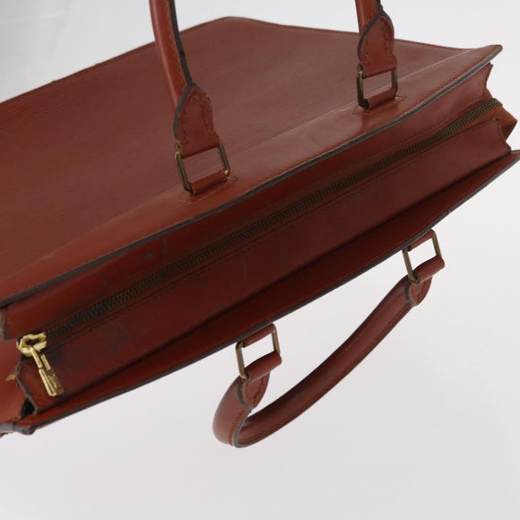 LOUIS VUITTON Epi Riviera Hand Bag Brown M48183 LV Auth BA8583