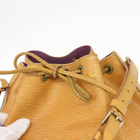 LOUIS VUITTON Epi Noe Shoulder Bag Tassili Yellow M44009 LV Auth BA8586