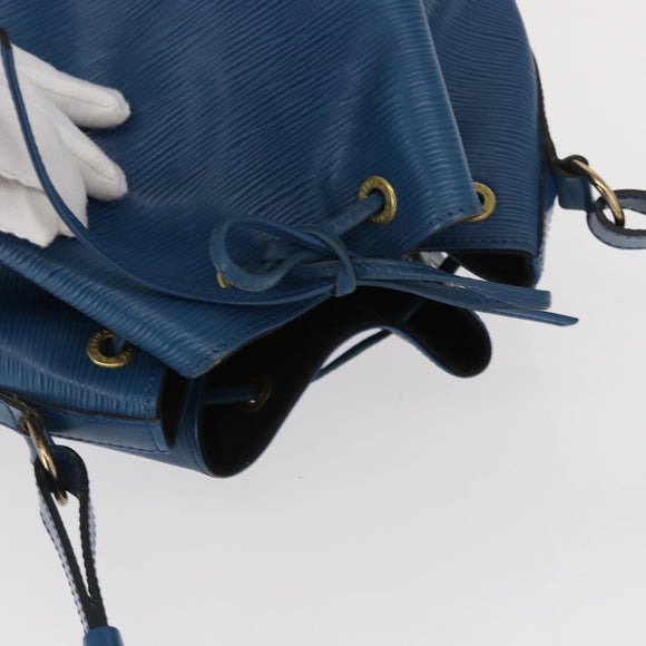 LOUIS VUITTON Epi Noe Shoulder Bag Toledo Blue M44005 LV Auth BA8587