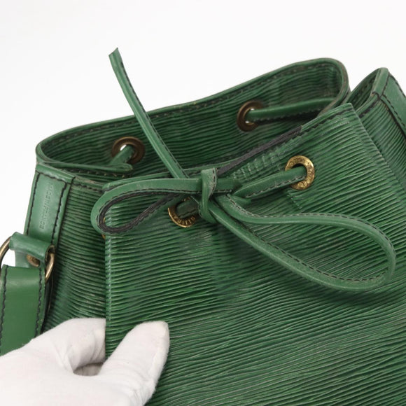 LOUIS VUITTON Epi Noe Shoulder Bag Green M44004 LV Auth BA8588