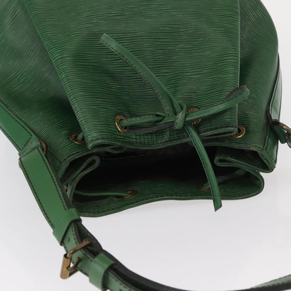 LOUIS VUITTON Epi Noe Shoulder Bag Green M44004 LV Auth BA8588