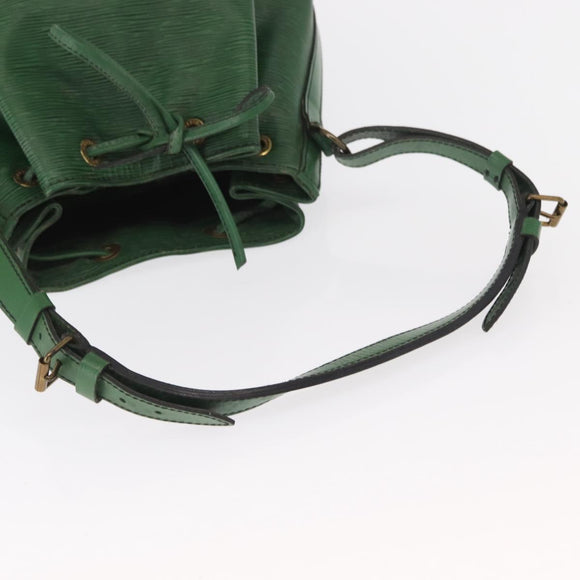 LOUIS VUITTON Epi Noe Shoulder Bag Green M44004 LV Auth BA8588