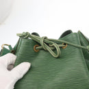 LOUIS VUITTON Epi Petit Noe Shoulder Bag Green M44104 LV Auth BA8589-10
