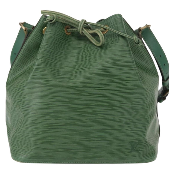 LOUIS VUITTON Epi Petit Noe Shoulder Bag Green M44104 LV Auth BA8589