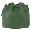 LOUIS VUITTON Epi Petit Noe Shoulder Bag Green M44104 LV Auth BA8589-2