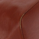 LOUIS VUITTON Epi Petit Noe Shoulder Bag Kenya Brown M44103 LV Auth BA8590-9