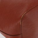 LOUIS VUITTON Epi Petit Noe Shoulder Bag Kenya Brown M44103 LV Auth BA8590-15