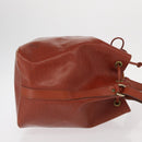 LOUIS VUITTON Epi Petit Noe Shoulder Bag Kenya Brown M44103 LV Auth BA8590-3