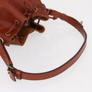 LOUIS VUITTON Epi Petit Noe Shoulder Bag Kenya Brown M44103 LV Auth BA8590-7
