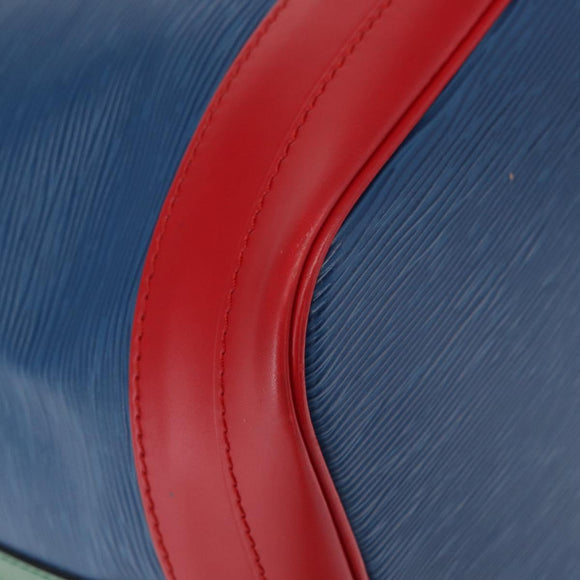 LOUIS VUITTON Epi Tricolor Noe Shoulder Bag Blue Red Green M44082 LV Auth BA8591