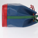 LOUIS VUITTON Epi Tricolor Noe Shoulder Bag Blue Red Green M44082 LV Auth BA8591-3