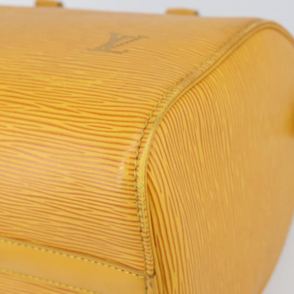 LOUIS VUITTON Epi Speedy 25 Hand Bag Tassili Yellow M43019 LV Auth BA8593