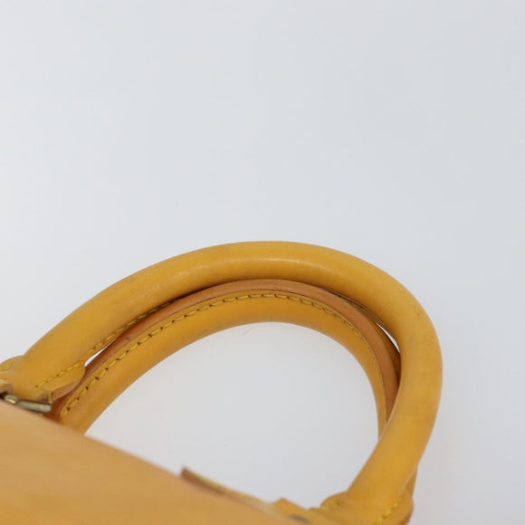 LOUIS VUITTON Epi Speedy 25 Hand Bag Tassili Yellow M43019 LV Auth BA8593