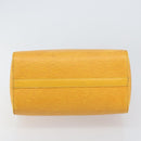 LOUIS VUITTON Epi Speedy 25 Hand Bag Tassili Yellow M43019 LV Auth BA8593-5