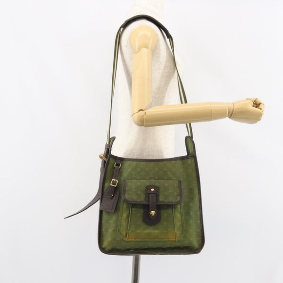 LOUIS VUITTON Monogram Mini Besace Mary Kate Bag TST Khaki M92322 LV Auth BA8594