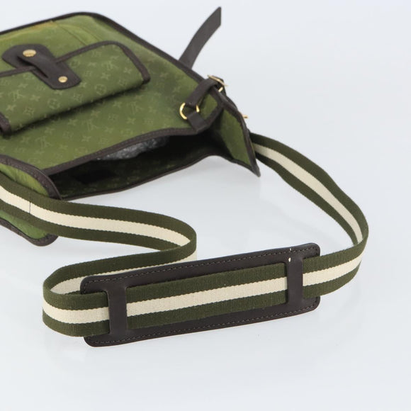 LOUIS VUITTON Monogram Mini Besace Mary Kate Bag TST Khaki M92322 LV Auth BA8594