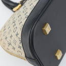 LOUIS VUITTON Monogram Mini Alma Ron Hand Bag Blue M92205 LV Auth BA8595-15