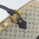 LOUIS VUITTON Monogram Mini Alma Ron Hand Bag Blue M92205 LV Auth BA8595-17