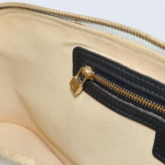 LOUIS VUITTON Monogram Mini Alma Ron Hand Bag Blue M92205 LV Auth BA8595