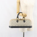LOUIS VUITTON Monogram Mini Alma Ron Hand Bag Blue M92205 LV Auth BA8595-23