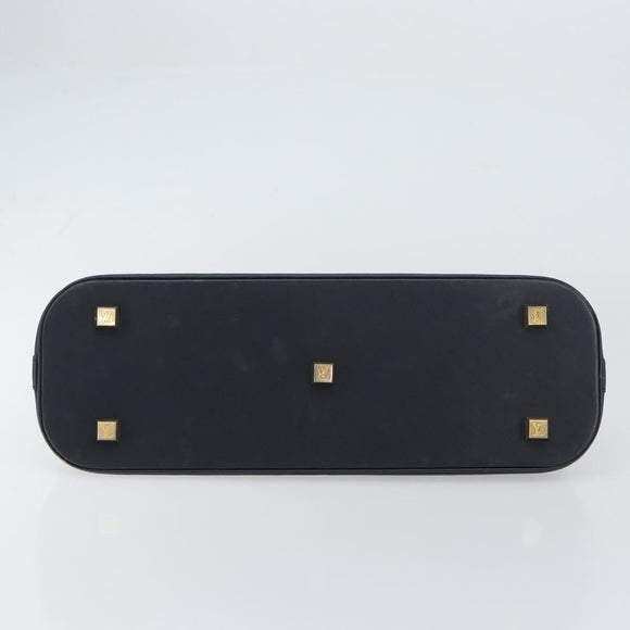 LOUIS VUITTON Monogram Mini Alma Ron Hand Bag Blue M92205 LV Auth BA8595