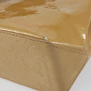 LOUIS VUITTON Monogram Vernis Reade PM Hand Bag Noisette M91334 LV Auth BA8596-17