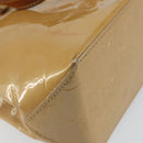LOUIS VUITTON Monogram Vernis Reade PM Hand Bag Noisette M91334 LV Auth BA8596-18