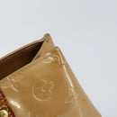 LOUIS VUITTON Monogram Vernis Reade PM Hand Bag Noisette M91334 LV Auth BA8596-9