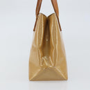 LOUIS VUITTON Monogram Vernis Reade PM Hand Bag Noisette M91334 LV Auth BA8596-4