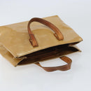 LOUIS VUITTON Monogram Vernis Reade PM Hand Bag Noisette M91334 LV Auth BA8596-6