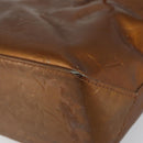 LOUIS VUITTON Monogram Vernis Reade PM Hand Bag Bronze M91146 LV Auth BA8597-8