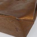 LOUIS VUITTON Monogram Vernis Reade PM Hand Bag Bronze M91146 LV Auth BA8597-16