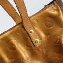 LOUIS VUITTON Monogram Vernis Reade PM Hand Bag Bronze M91146 LV Auth BA8597-18