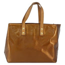 LOUIS VUITTON Monogram Vernis Reade PM Hand Bag Bronze M91146 LV Auth BA8597-13